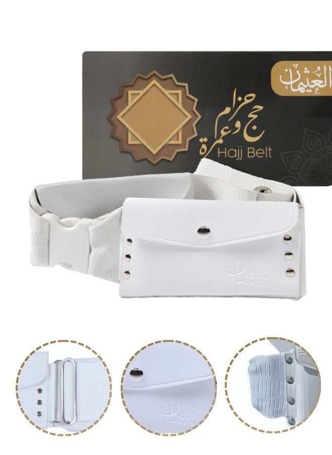 Al othaiman Men's Hajj & Umrah Wearing Ahram Belt -Ahram Waterproof Belt | New Dry Fast Microfiber Technology | Perfect for Ihram & Ehram  - Image 1