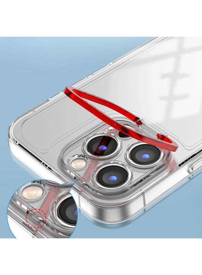 Zaboon Case For iPhone 12 Transparent Invisible Bracket Shockproof Phone Case - Image 5