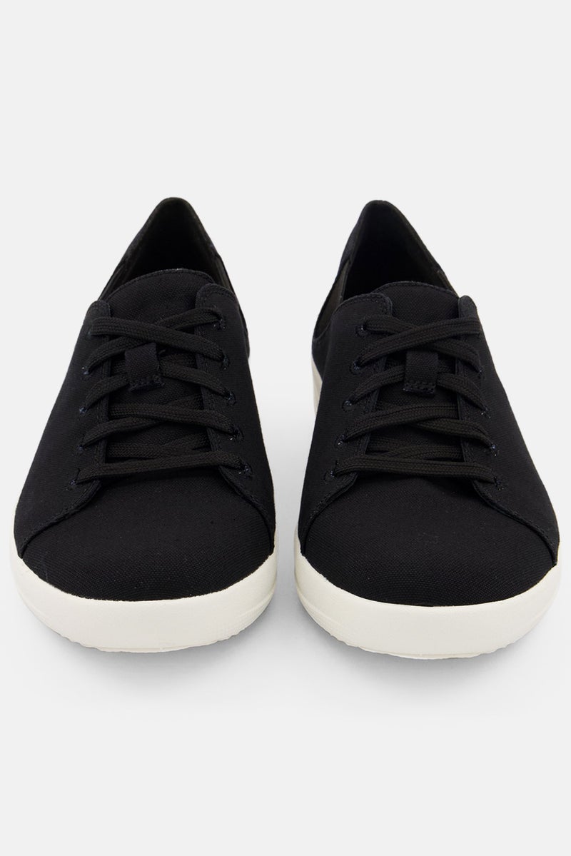 FitFlop Women F Sporty Lace Up Sneaker, Black - Image 2