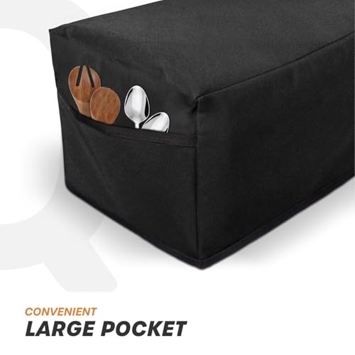 Cranique Dust Proof Water-Resistant Wet Grinder Cover for Table Top 2 Litre Butterfly Smart | Butterfly Rhino | Butterfly Hippo - Black-1 - Image 3