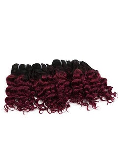 FASHION LINE 4 Bundles Deep Wave Short Bob Style Ombre 1B/30 Virgin Human Hair Bundles 50G Two Tone Color Brazilian Hair Weave 8”  - Image 5