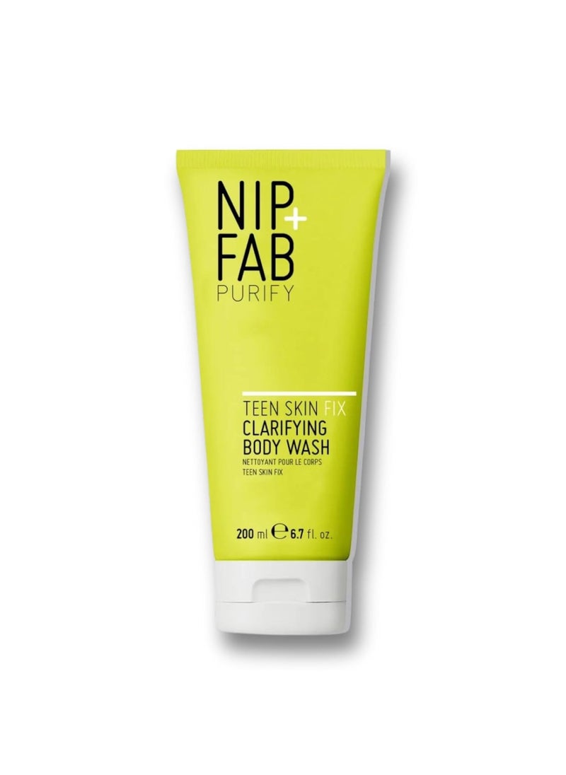 NIP+FAB NipFab Teen Skin Fix Clarifying Body Wash with Salicylic Acid  Wasabi Extract 676 fl oz 