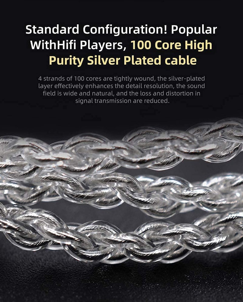 CCA سماعة أذن KZ ZSN Pro X مزدوجة السائق 1BA 1DD سماعة سلكية HiFi رياضية للألعاب سماعات أذن متوافقة مع الهاتف والكمبيوتر والتابلت - Image 5