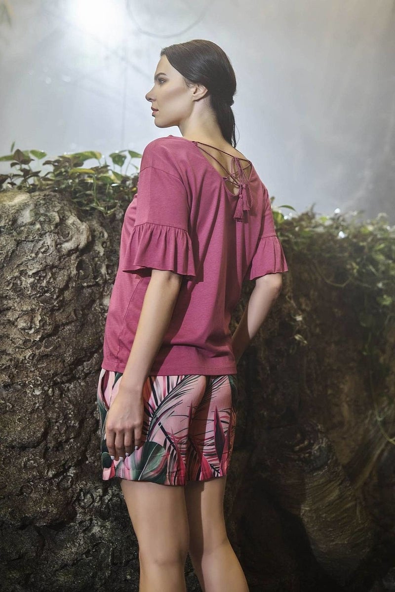 Monamise Women's Cherry Shorts Set 21032 - Image 2