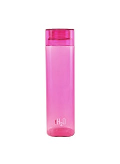 Cello CELLO H2O Squaremate Plastic Water Bottle | Lid is sealed by a silicone ring | Leak proof & break-proof |Best Usage for Office/School/College/Gym/Picnic/Home/Fridge | 1 Liter | Pink, Set of 2  - Image 3