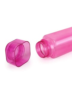 Cello CELLO H2O Squaremate Plastic Water Bottle | Lid is sealed by a silicone ring | Leak proof & break-proof |Best Usage for Office/School/College/Gym/Picnic/Home/Fridge | 1 Liter | Pink, Set of 2  - Image 4