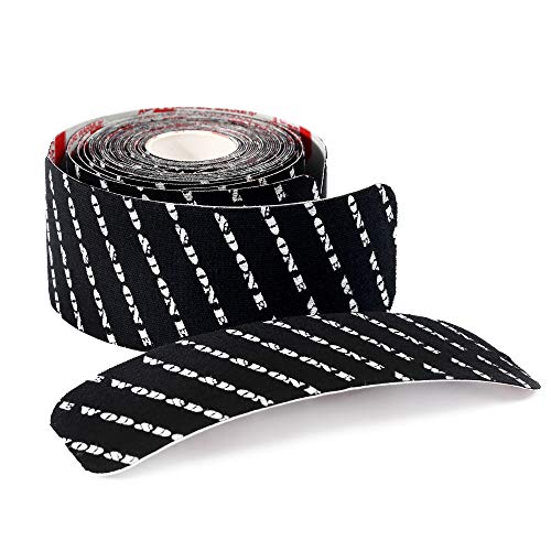WOD&DONE Premium Pre-Cut 3 Rolls of 32pcs 6in x 2in Strips Athletic Thumb Protection Tape for Functional Fitness Hook Grip Olympic Weightlifting (Black, 3Rolls) - Image 1
