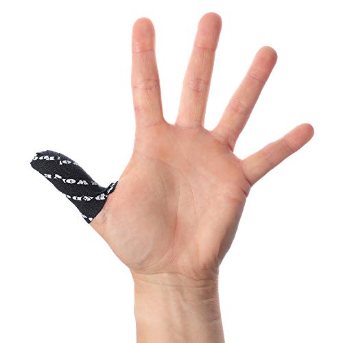 WOD&DONE Premium Pre-Cut 3 Rolls of 32pcs 6in x 2in Strips Athletic Thumb Protection Tape for Functional Fitness Hook Grip Olympic Weightlifting (Black, 3Rolls) - Image 4
