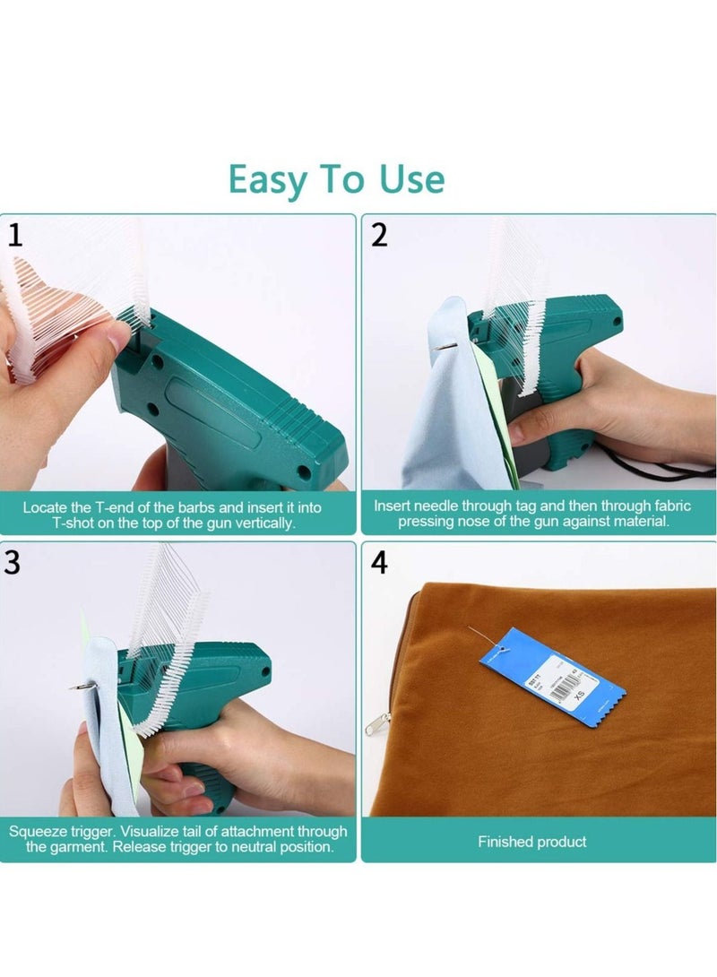 Y&D Clothing Tagging Gun, Retail Price Tag Attacher Gun Kit with 6 Needles and 2” Size Standard Barbs Fasteners 1000 pcs for Boutique Clothes Store Warehouse Consignment Garage Yard Sale  - Image 5