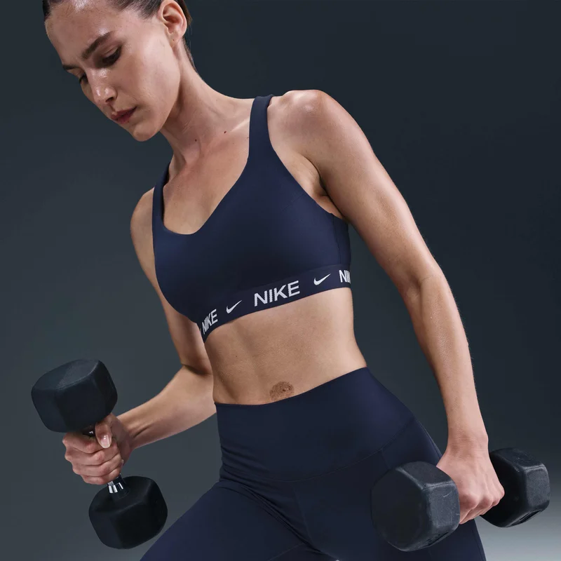 Nike Blue Women's Indy High-Support Training Sports Bra for Women | Best Price UAE