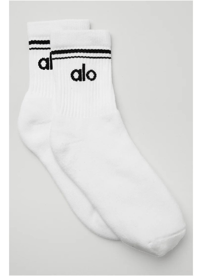 Alo Yoga - alo cotton socks 18cm long socks men's and women's cotton socks sports and leisure three pieces - Image 1