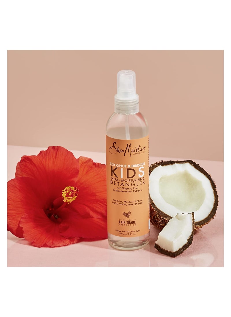 SheaMoister Shea Moisture Kids Coconut & Hibiscus Multi-Use Detangler, 8 fl oz (237 ml)  - Image 4