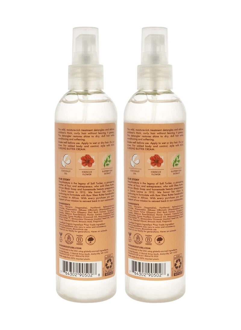 SheaMoister Shea Moisture Kids Coconut & Hibiscus Multi-Use Detangler, 8 fl oz (237 ml)  - Image 2