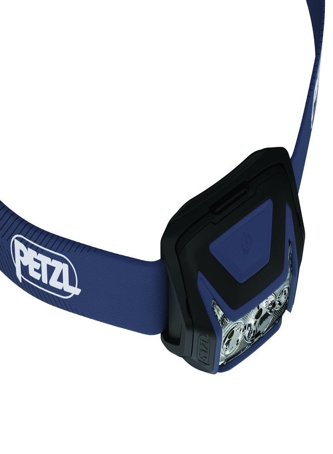 PETZL ACTIK Headlamp - Powerful 450 Lumen Light with Red Lighting, for Hiking, Climbing, Running, and Camping - Black - Image 4