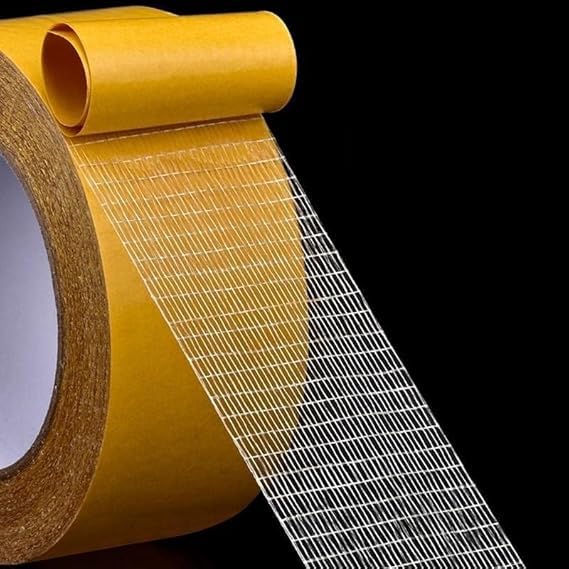 Samtrish Double Sided Carpet Tape Adhesive Keeps Rugs in Place on Carpet Super Strong Sticky Tape Non Slip Waterproof Removable Mesh Grid Suitable for Hardwood Floors mats3Cm X 10M - Image 1