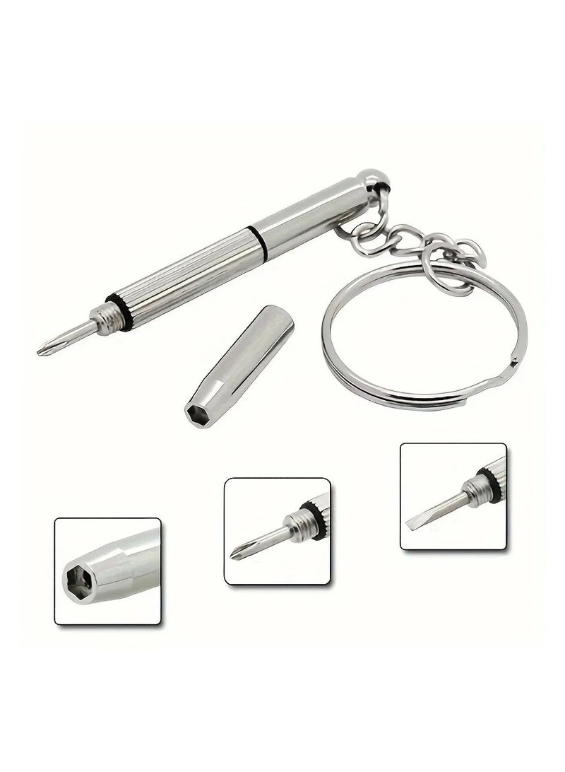 AROAQ Mini 3-in-1 Glasses Screwdriver Set Multifunctional Hand Tool Kit for Eyeglasses Sunglasses Watches and Small Repairs  - Image 2