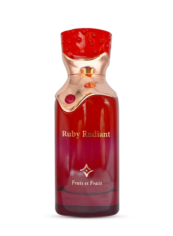 Frais Et Frais Frais Et Frais Ruby Radiant Perfume 100ML - Eau de Parfum - Unisex Oriental Floral Scent with Pink Pepper, Rose &amp; Tonka Bean