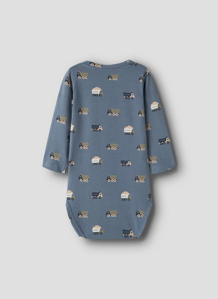 NAME IT Infant Printed Long Sleeve Bodysuit - Image 2