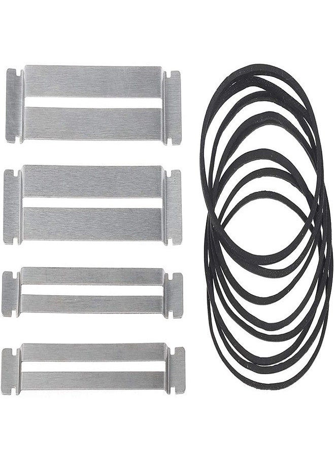 Generic - Guitar Rubber Coated String Spreaders Fingerboard Guard With Rubber Band Tool For Fretboard Cleaning Filing Polishing Or Repairs - Image 1