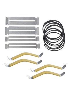 Guitar Rubber Coated String Spreaders Fingerboard Guard With Rubber Band Tool For Fretboard Cleaning Filing Polishing Or Repairs