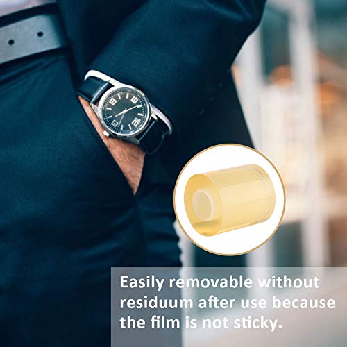Salmue 8cm Anti-Static Transparent PVC Protective Tape for Watch, All-Around Ultra-Thin Cover, Premium Clear Screen Anti-Fingerprint Film, Watch Scratch - Image 5