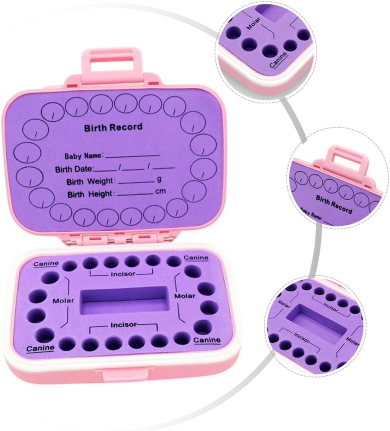 Yardwe Box Tooth Box Keepsake for Box with Labels and Identification - Image 4