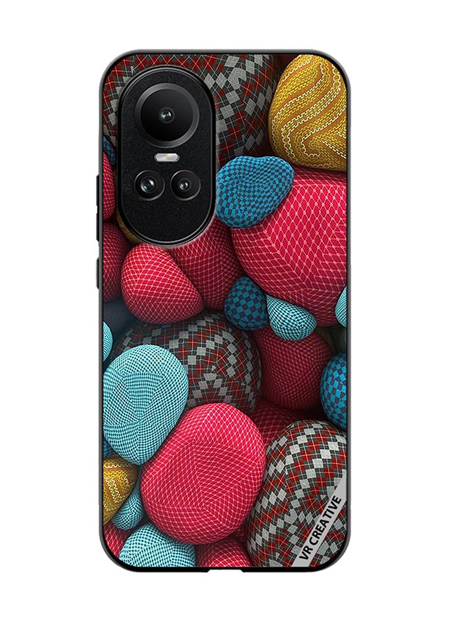 VR CREATIVE Protective Case Cover For Oppo Reno 10 Design Multicolour - Image 1