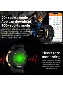 Lemfo Rugged Smart Watch, 1.39" HD Amoled Display Smart Watch, Ip68 Waterproof AI Voice Assistant Smart Wrist Watch With NFC Control, Smart Sports Health Watch With Multiple Sports Mode, (1pc, Gold)  - Image 5