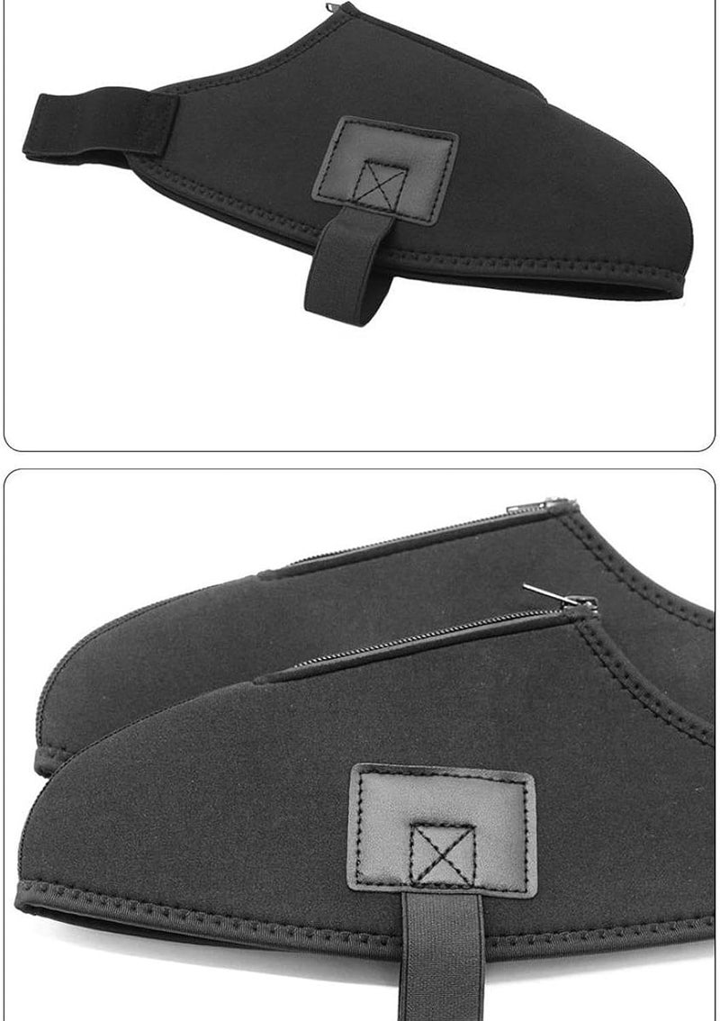 1 Pair Ski Boot Covers Keep Warm Windproof Protection Gifts for Skiers - Image 4