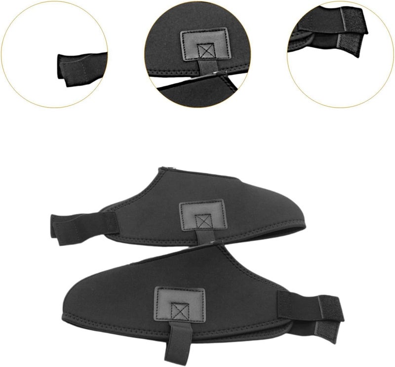 1 Pair Ski Boot Covers Keep Warm Windproof Protection Gifts for Skiers - Image 3