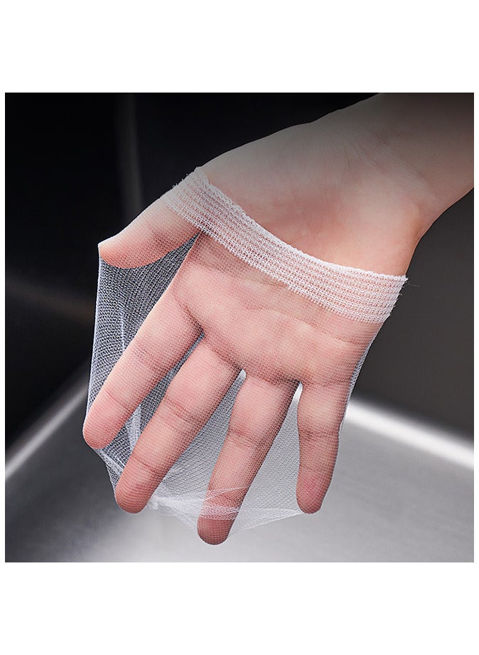 100-Pieces Sink Garbage Filter Bag White  - Image 3