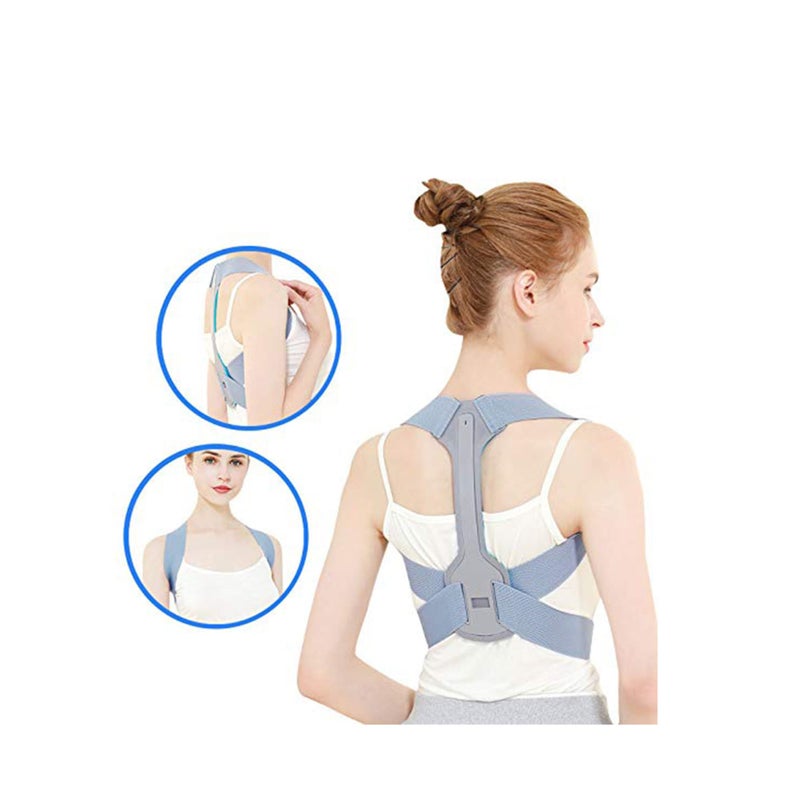 Zikra Back Support Posture Corrector Back Brace Posture Corrector for Women Men Fully Adjustable Back Brace Comfortable Posture Support for Back Neck and Shoulder Relief - Image 3