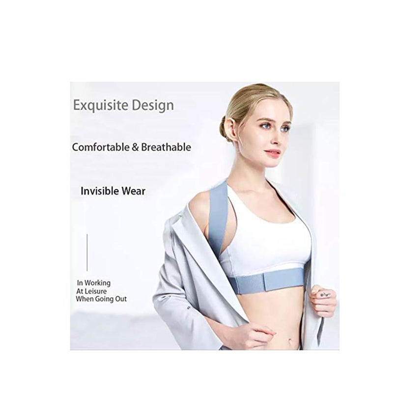 Zikra Back Support Posture Corrector Back Brace Posture Corrector for Women Men Fully Adjustable Back Brace Comfortable Posture Support for Back Neck and Shoulder Relief - Image 5