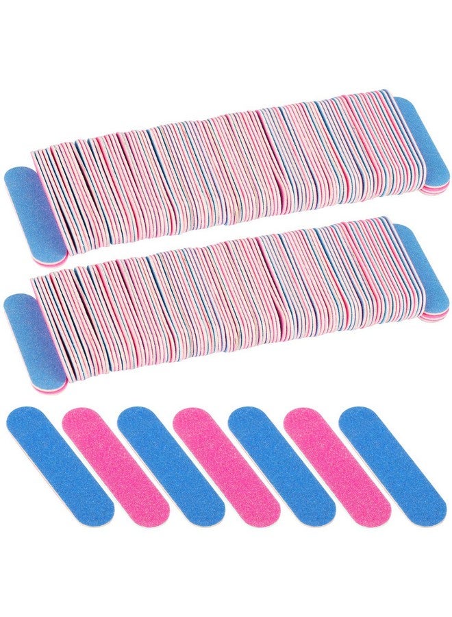 LoveBB 300 Pcs Mini Nail Files Double Sided Disposable Emery Boards Manicure Pedicure Tools (180/240 Grit) - Image 1