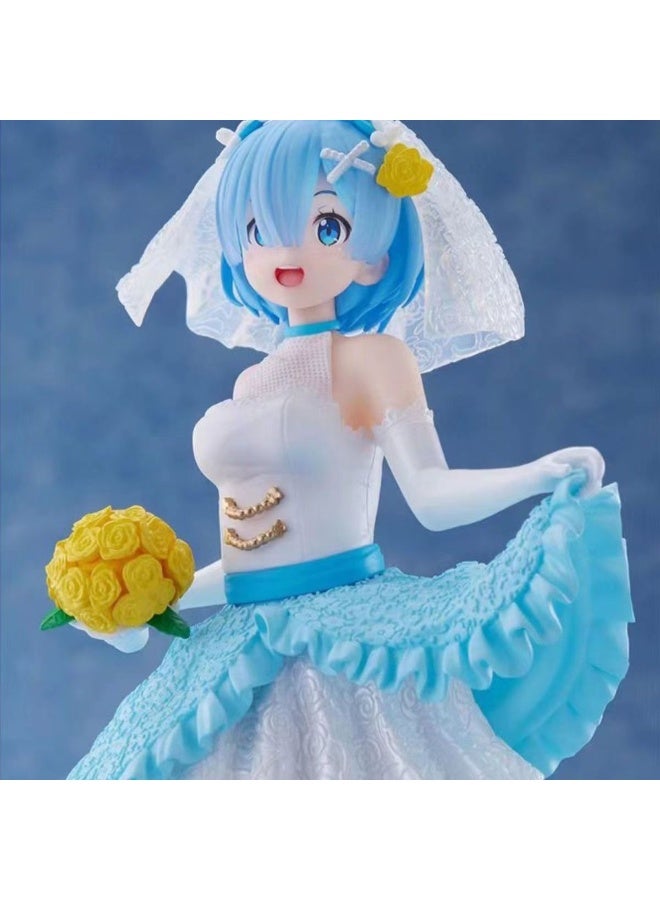 عام إعادة: صفر بدء الحياة في عالم آخر سطح المكتب الديكور فستان الزفاف ريم شخصية نموذج جمع الديكور اللعب هدايا للعائلة والأصدقاء - Image 3