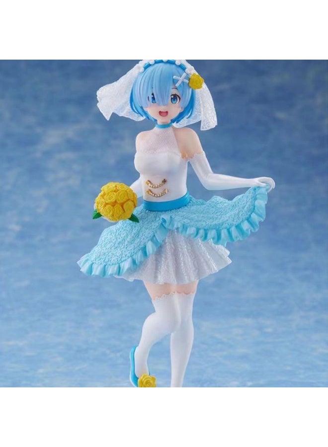 عام إعادة: صفر بدء الحياة في عالم آخر سطح المكتب الديكور فستان الزفاف ريم شخصية نموذج جمع الديكور اللعب هدايا للعائلة والأصدقاء - Image 2