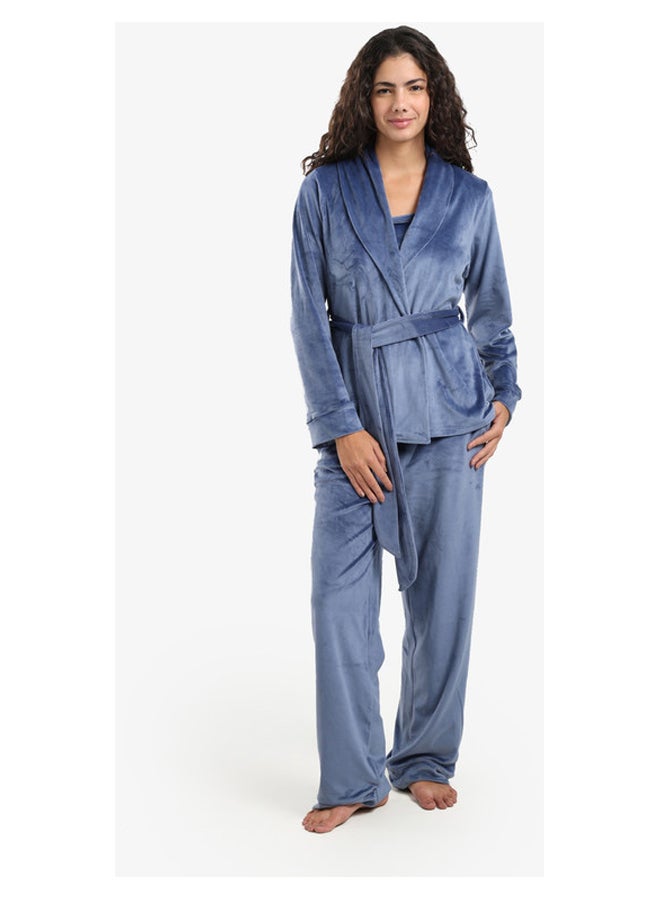 Carina Soft Velvet Pyjama Set - Image 2