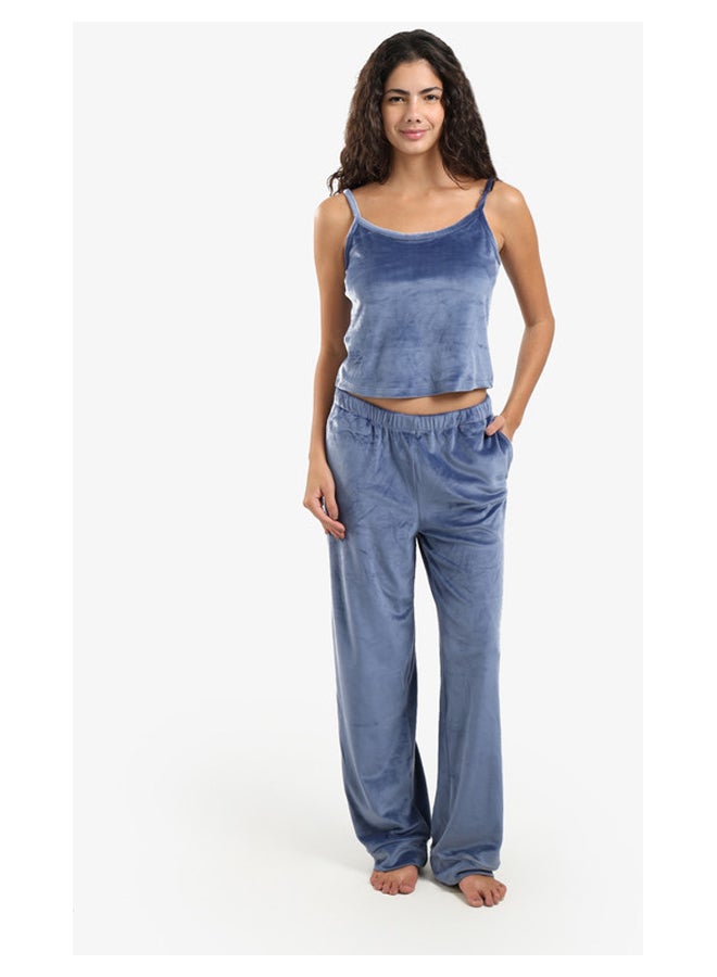 Carina Soft Velvet Pyjama Set - Image 1