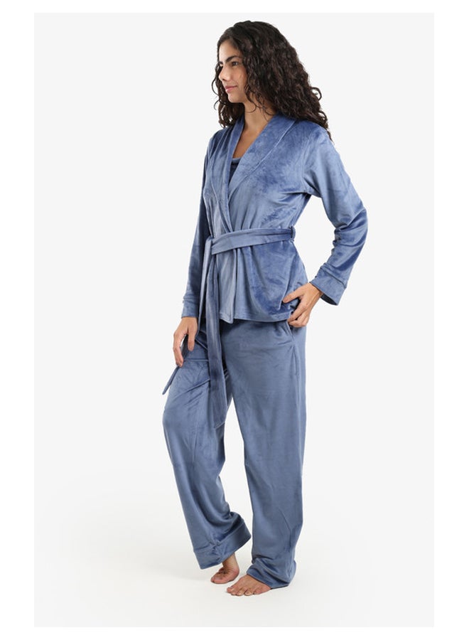 Carina Soft Velvet Pyjama Set - Image 3