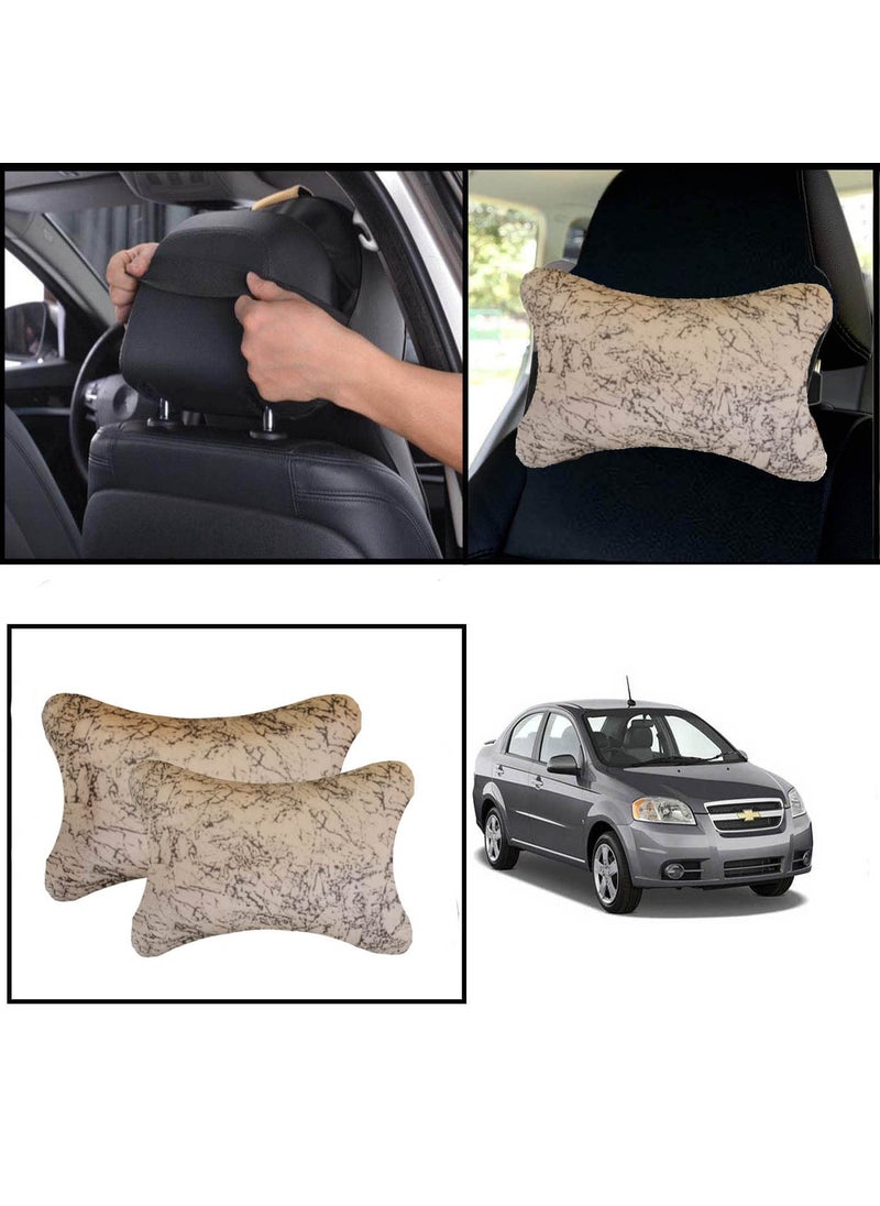 Adroitz Adroitz Velvet Car Neck Rest Pillow Cushion for All CarsPack of 4 Ad93  - Image 3
