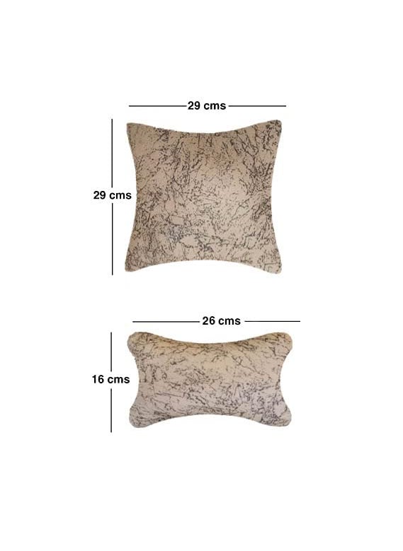 Adroitz Adroitz Velvet Car Neck Rest Pillow Cushion for All CarsPack of 4 Ad93  - Image 4