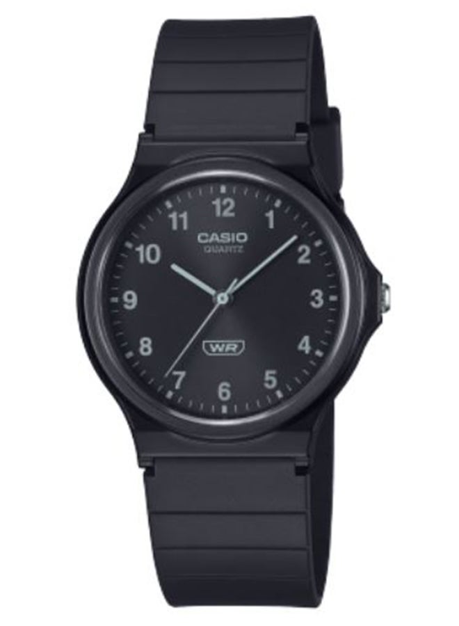 CASIO Analog Resin Band Round  Shape  Wrist Watch MQ-24B-1BDF - Image 1