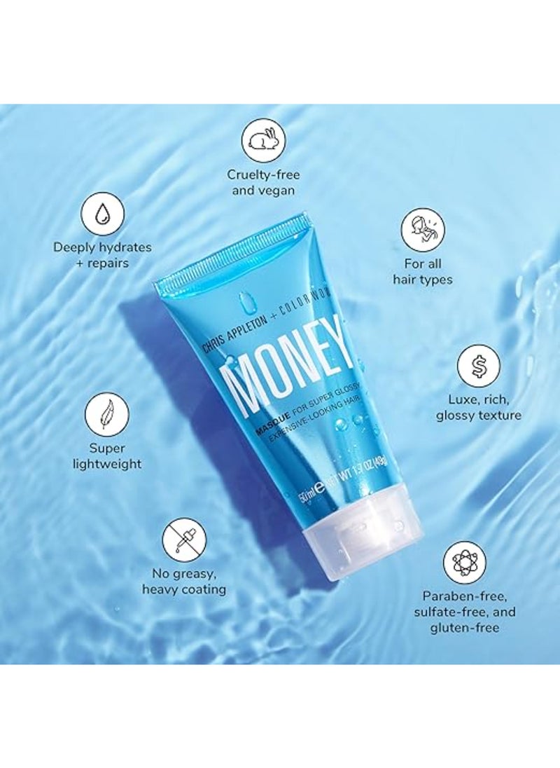 Color Wow - Money Masque – Deep Hydrating Conditioning Treatment By Celebrity Stylist Chris Appleton, Vegan Formula 50Ml - Image 1