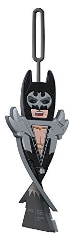Lego Batman Movie Glam Rocker Batman Silicone Luggage Bag Tag for Travel, Gym, School, or Backpack - Image 3