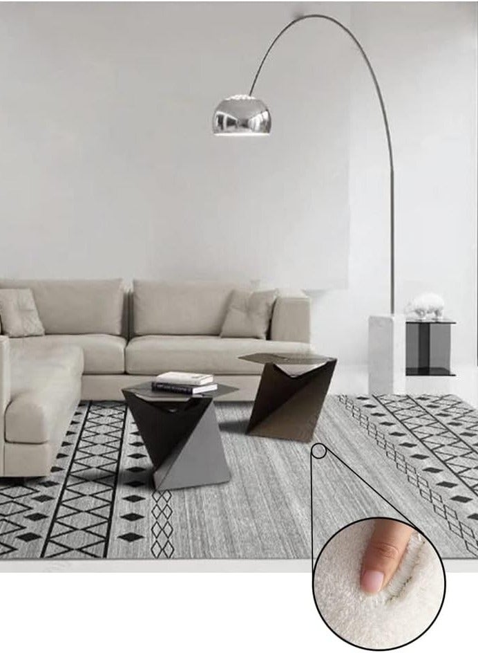 Aralifes Rectangular Soft Touch Carpet Multicolour 200x300cm - Image 2