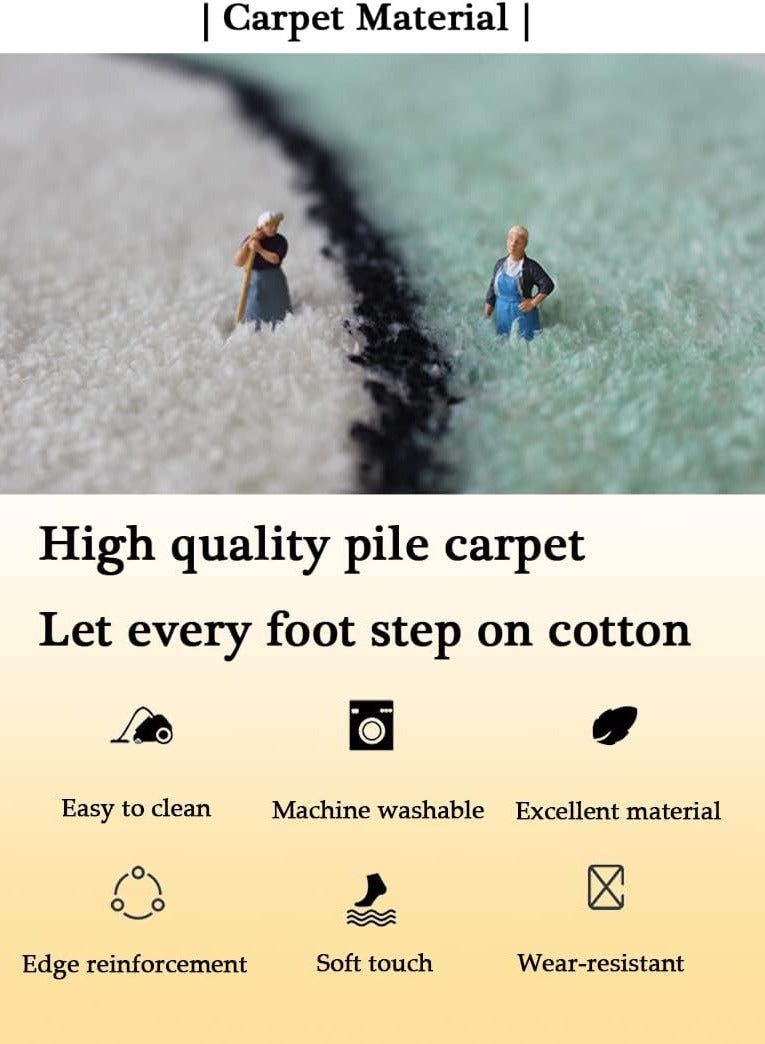 Aralifes Rectangular Soft Touch Carpet Multicolour 200x300cm - Image 3