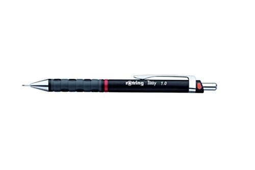 Rotring 1.0mm Mechanical Clutch Lead Pencil | Tikky | for Smooth Writing Drafting Drawing | Black Barrel | Stationery - Image 2