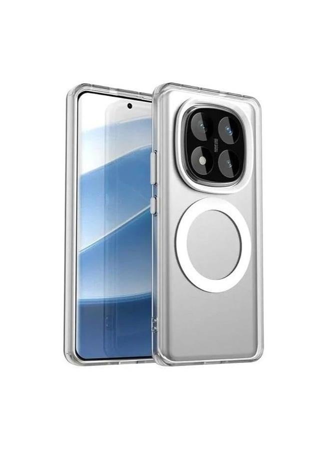 Clear Case Compatible with Xiaomi Redmi Note 14 Pro Plus, Mag-Safe, Shockproof High-Grade Protection, Yellowing Resistant, Magnetic Classic Hybrid 