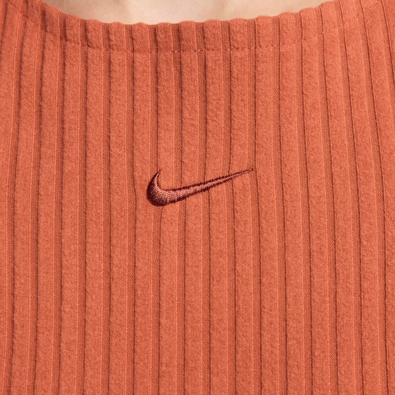 Nike burnt orange Women's Sportswear Chill Midi Dress for Women | Best Price UAE