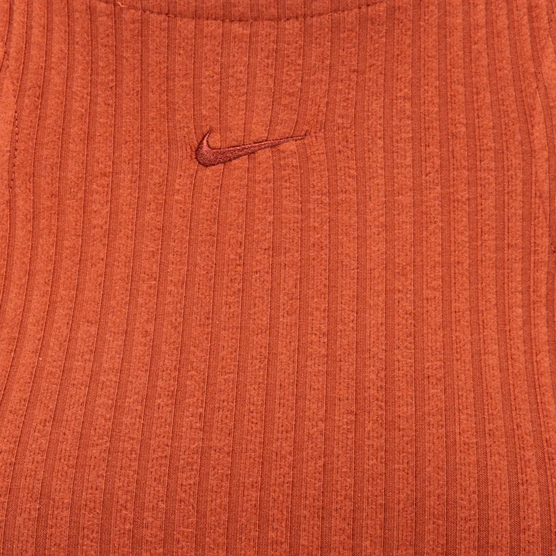 Nike burnt orange Women's Sportswear Chill Midi Dress for Women | Best Price UAE